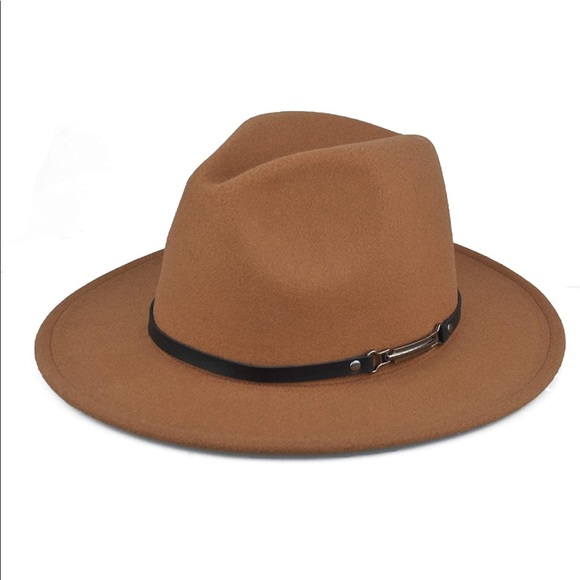 COPY - Flat brim Fedora Hat - Picture 2 of 9